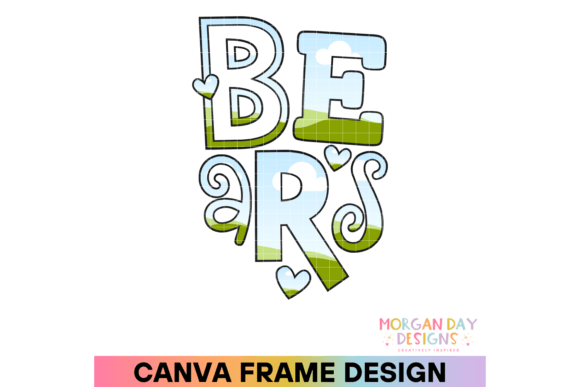 Bears Mascot Canva Frame: Graphics for Playful, Professional Branding