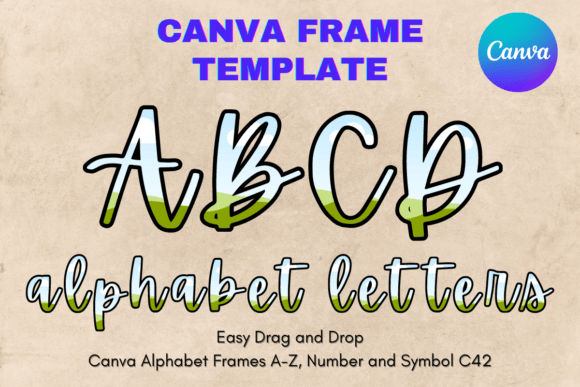 Canva Letters Frame Alphabet Template_42