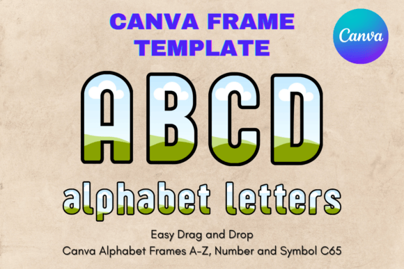 Canva Letters Frame Alphabet Template_65