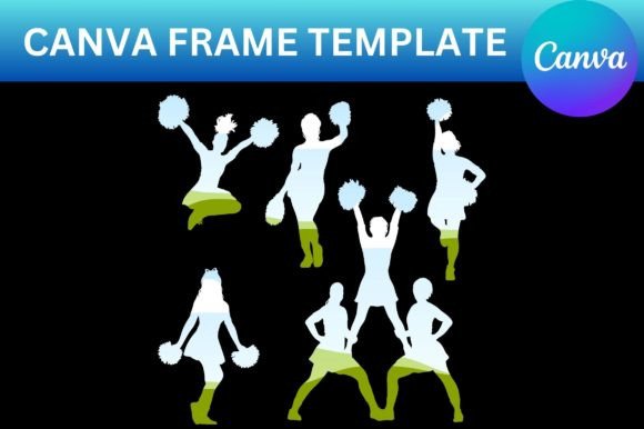 Cheerleader Canva Frame Template: Graphics for Local Branding