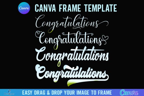 Congratulations Canva Frame Graduate Graphics